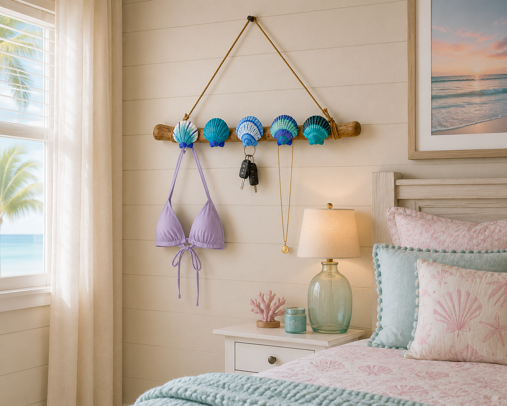 Seashell & Driftwood Bikini Rack