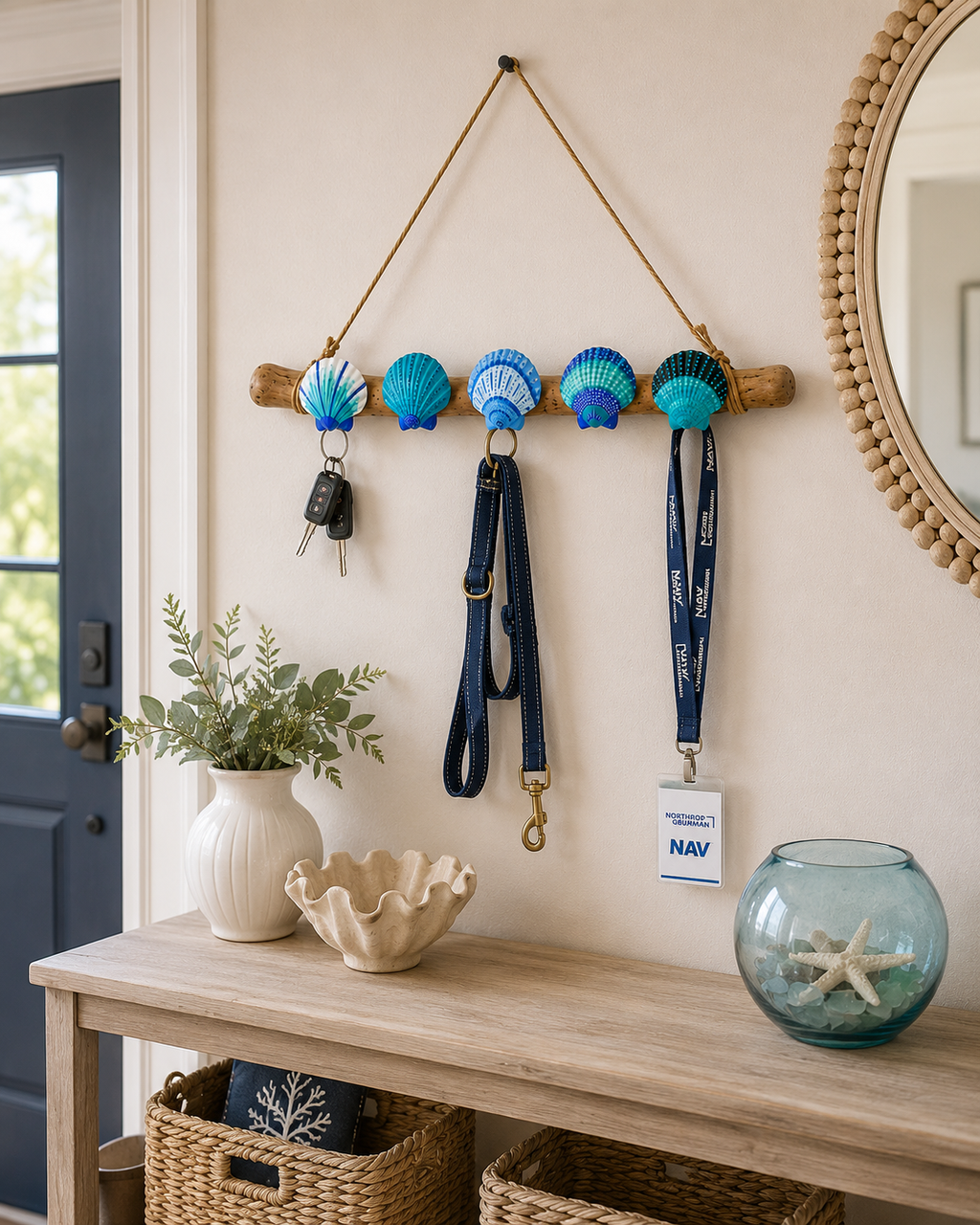 Seashell & Driftwood Bikini Rack